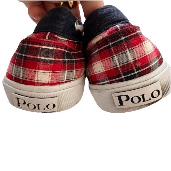 Polo Ralph Lauren Red White Blue Boat Shoes Mens 13 D Preppy 4th July Coastal main image 7